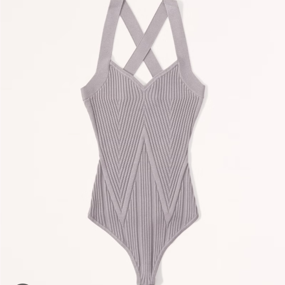 NWOT Abercrombie & Fitch Racerback Sweater Bodysuit